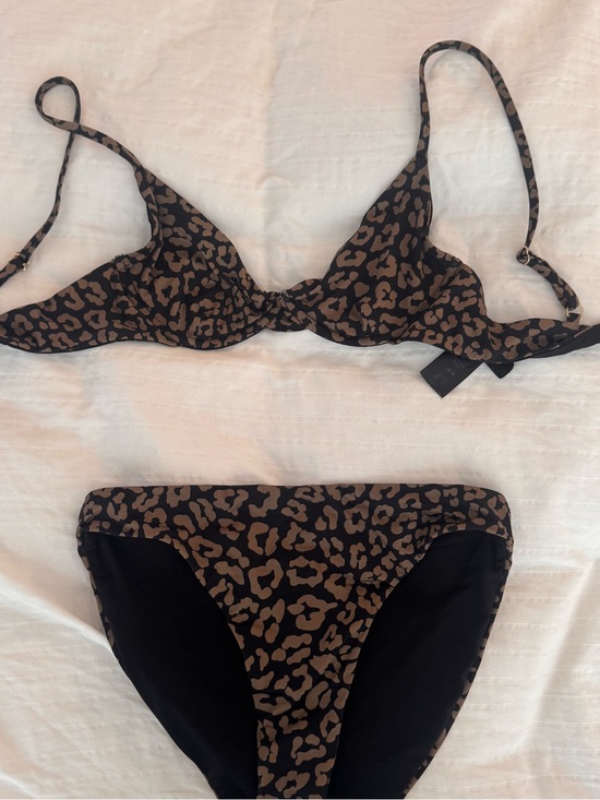 Beach Riot Other - Beach Riot Camilla Brown Leopard Print Bikini Set - Brand Unknown